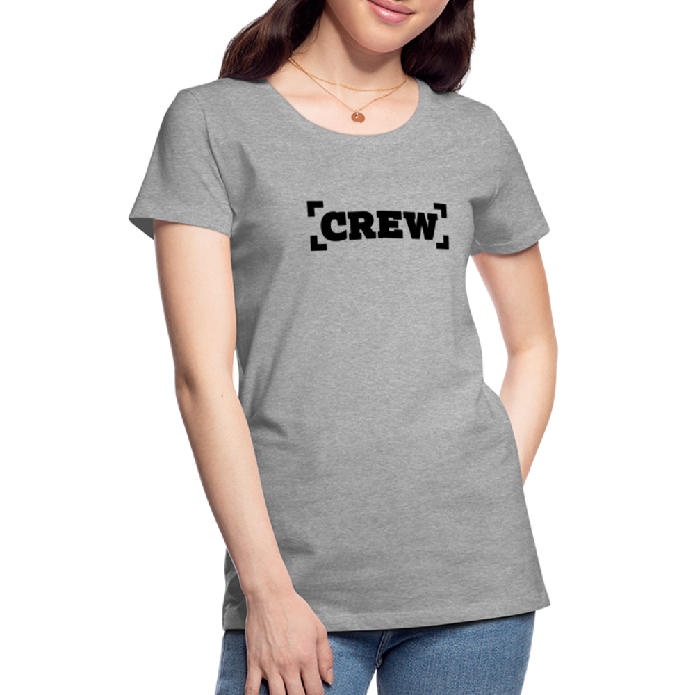 Frauen Premium T-Shirt - Grau meliert