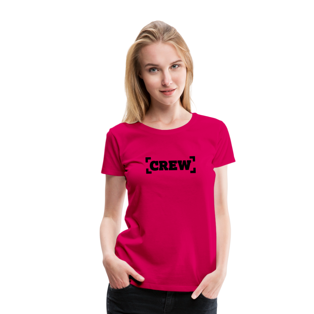 Frauen Premium T-Shirt - dunkles Pink