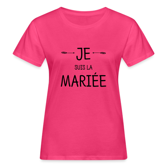 Frauen Bio-T-Shirt - Neon Pink