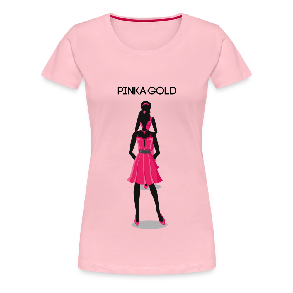 Frauen Premium T-Shirt - Hellrosa