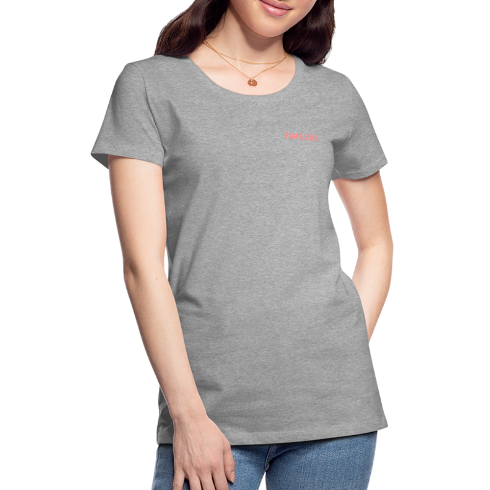 Frauen Premium T-Shirt - Grau meliert